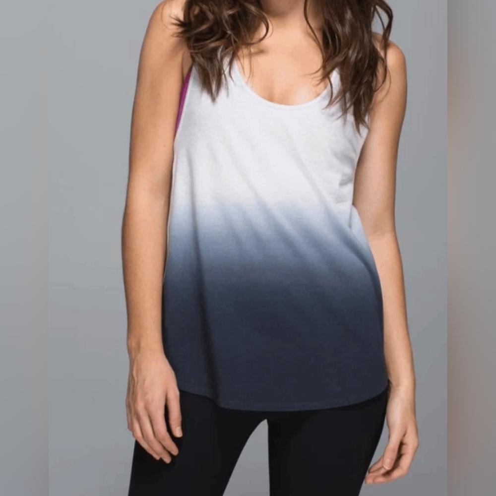 Lululemon Ombre Sleeveless Workout Gym Athletic Tank Top size S